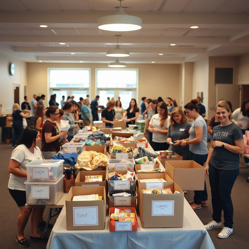 Organizing a Donation Drive