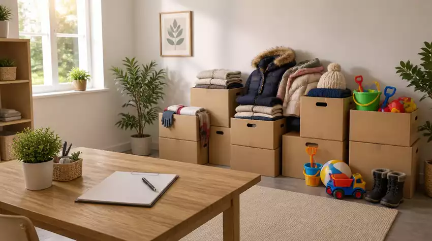 Seasonal Decluttering Donation Schedule